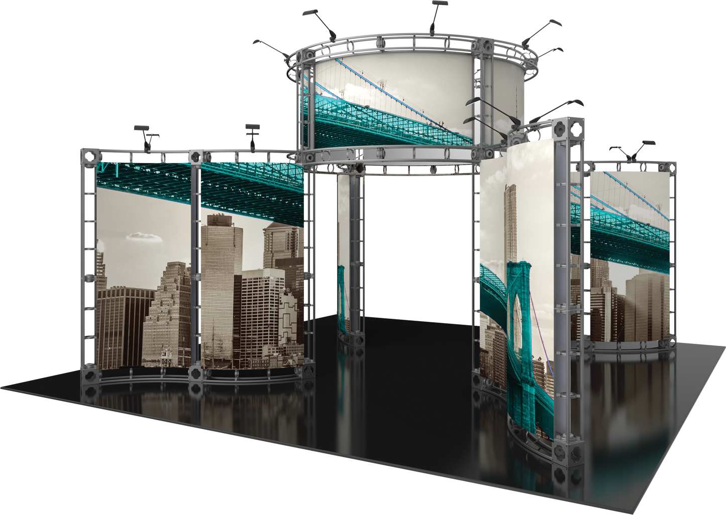 Canis Orbital Express Truss 20x20 Modular Island Exhibit