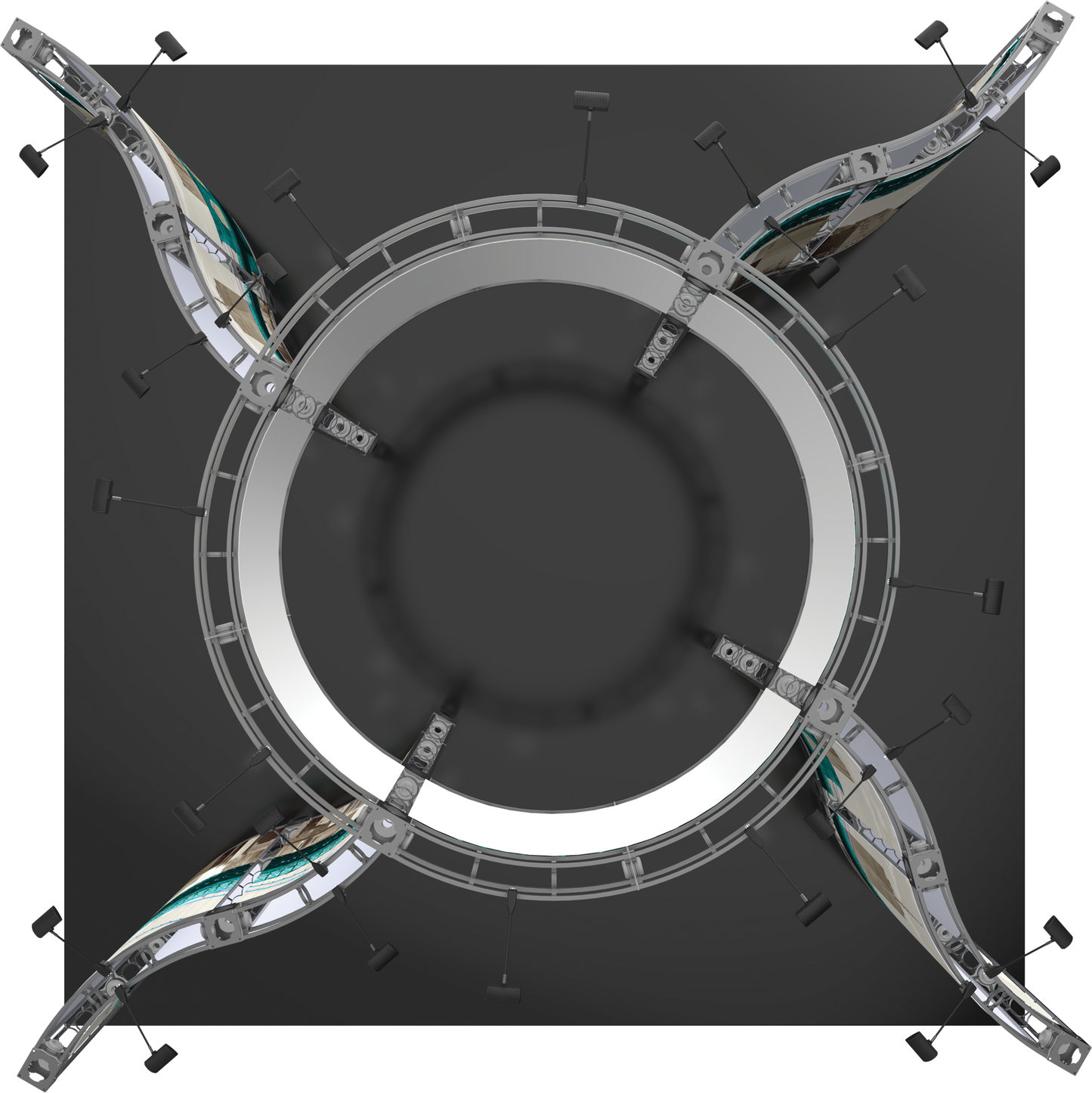 Canis Orbital Express Truss 20x20 Modular Island Exhibit