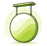 Disc Hanging Banner