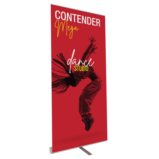 35.5in Contender Mega Retractable Banner Stand