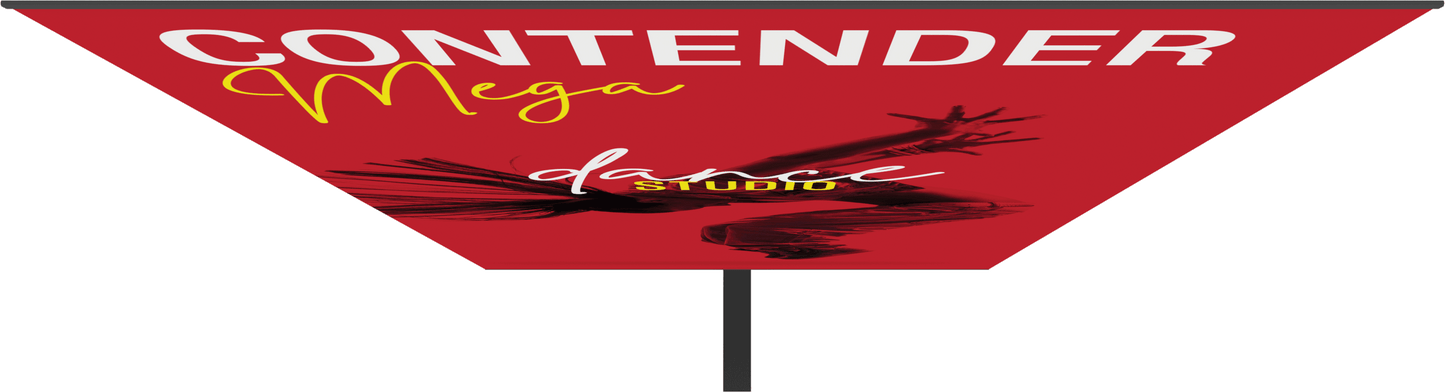 35.5in Contender Mega Retractable Banner Stand