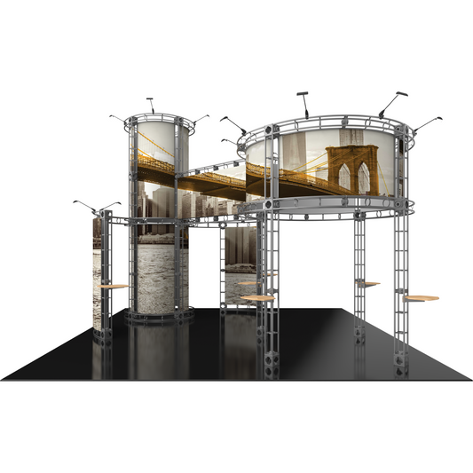 Corvus Orbital Express Truss 20x20 Modular Island Exhibit