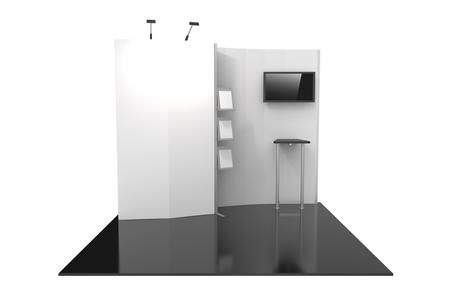 10ft x 10ft Hybrid Pro Modular Backwall Kit 02