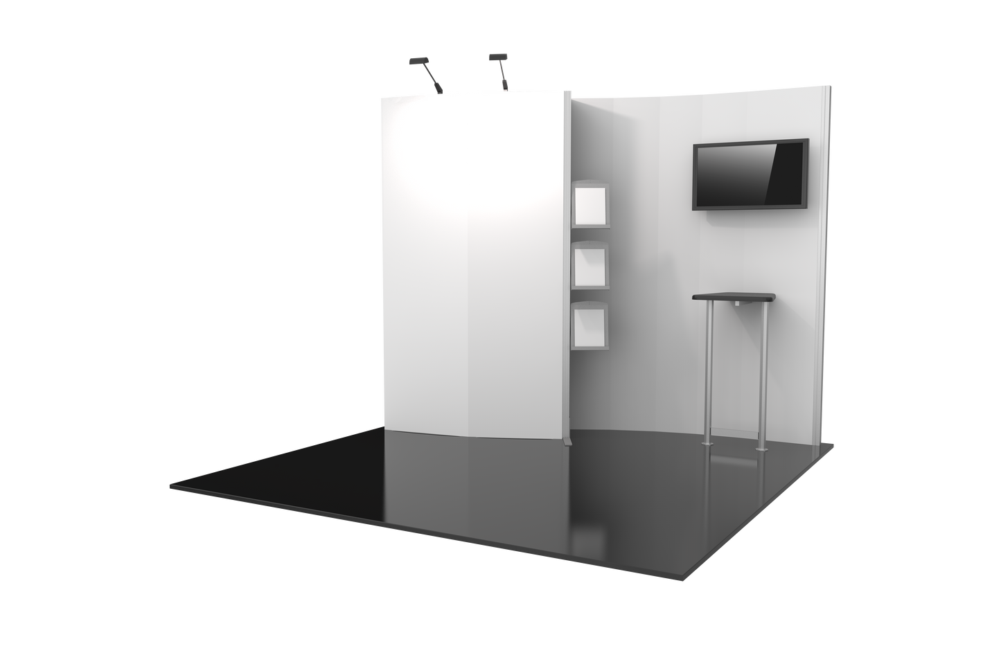 10ft x 10ft Hybrid Pro Modular Backwall Kit 02