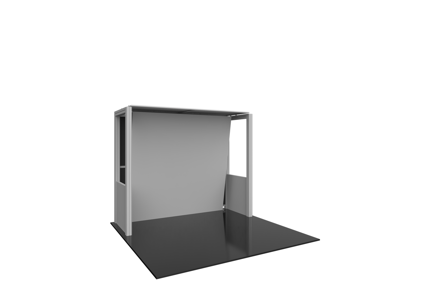 10ft x 10ft Hybrid Pro Modular Backwall Kit 04