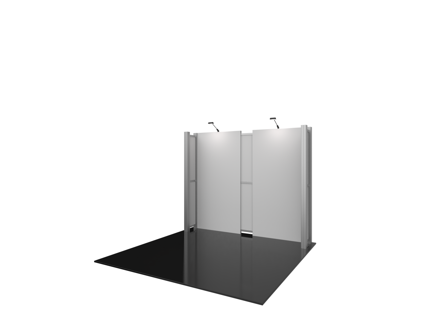 10ft x 10ft Hybrid Pro Modular Backwall Kit 05