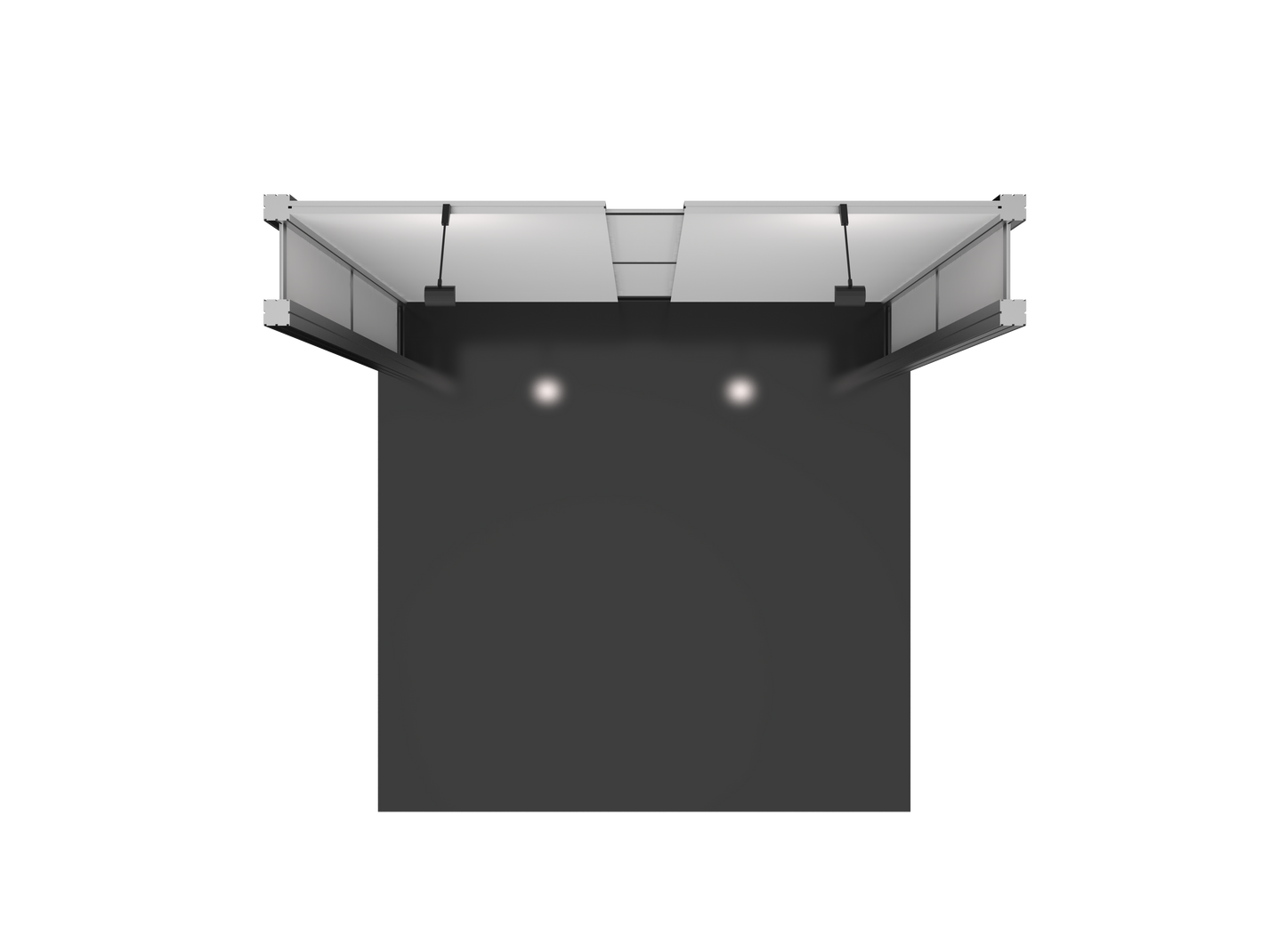 10ft x 10ft Hybrid Pro Modular Backwall Kit 05