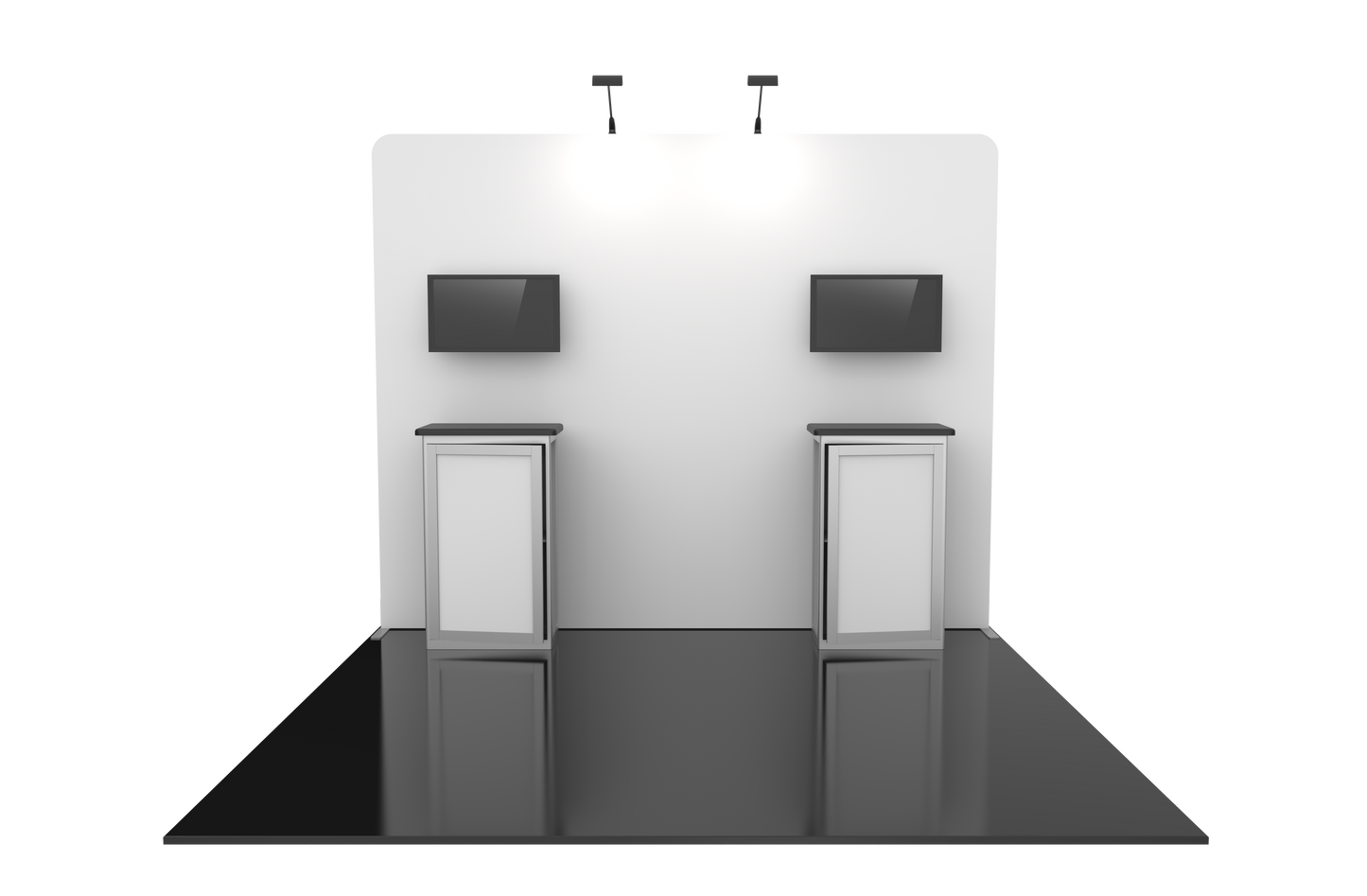 10ft x 10ft Hybrid Pro Modular Backwall Kit 06