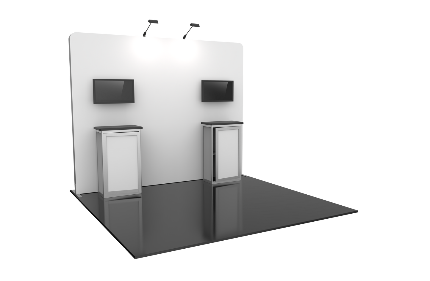 10ft x 10ft Hybrid Pro Modular Backwall Kit 06