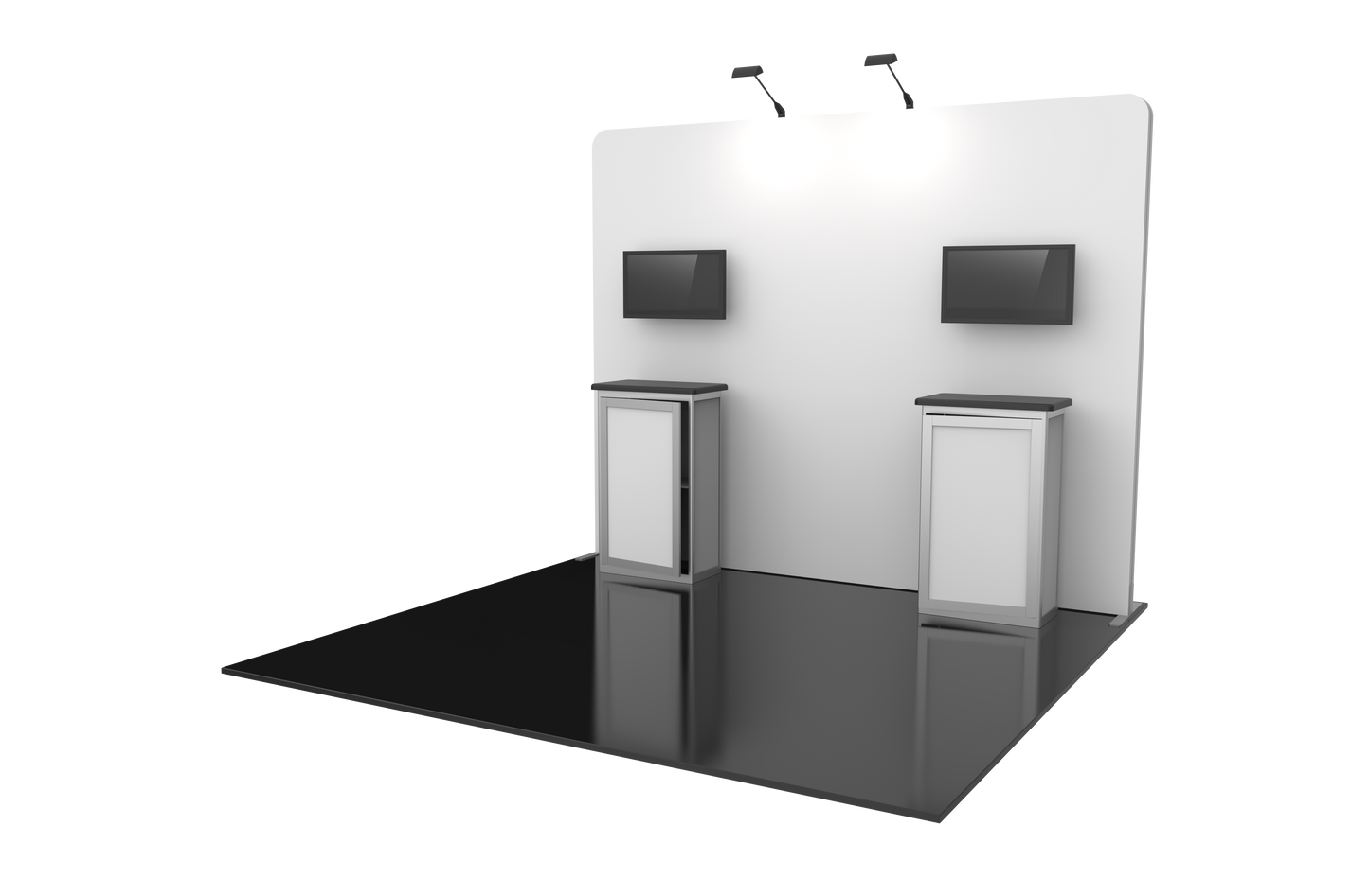 10ft x 10ft Hybrid Pro Modular Backwall Kit 06