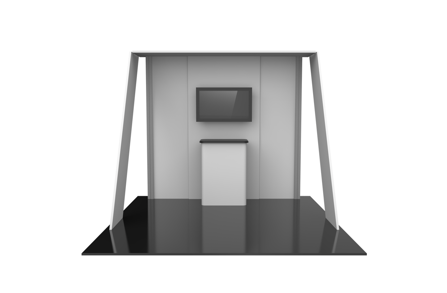 10ft x 10ft Hybrid Pro Modular Backwall Kit 07