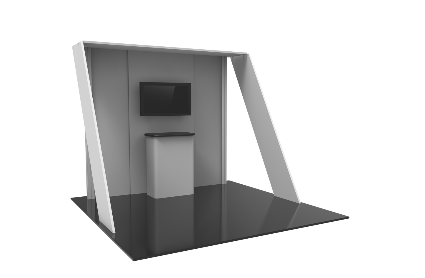 10ft x 10ft Hybrid Pro Modular Backwall Kit 07