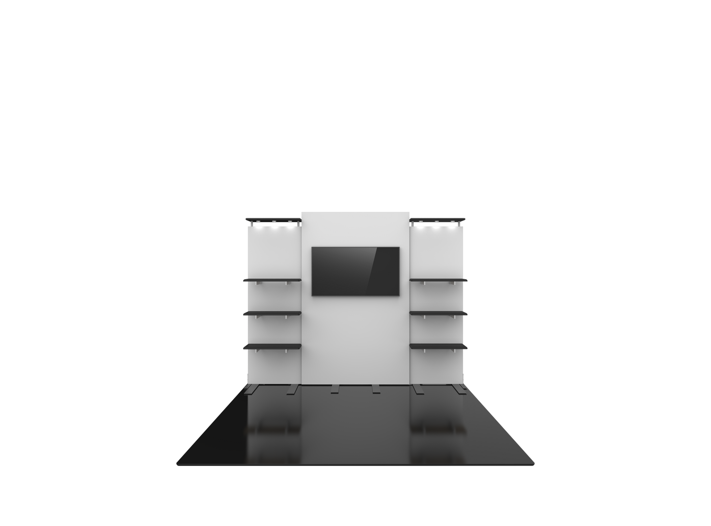 10ft x 8ft Hybrid Pro Modular Backwall Kit 30