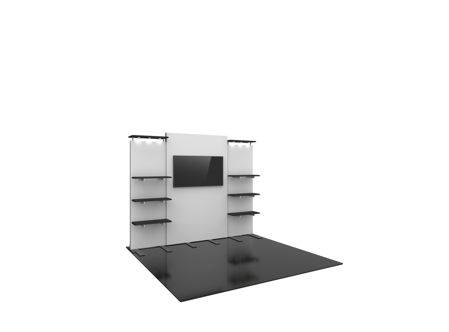10ft x 8ft Hybrid Pro Modular Backwall Kit 30