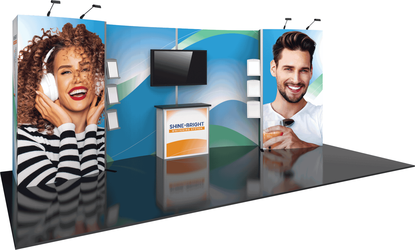 20ft x 10ft Hybrid Pro Modular Backwall Kit 10
