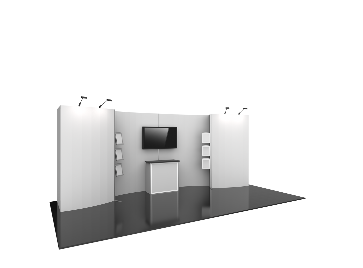 20ft x 10ft Hybrid Pro Modular Backwall Kit 10