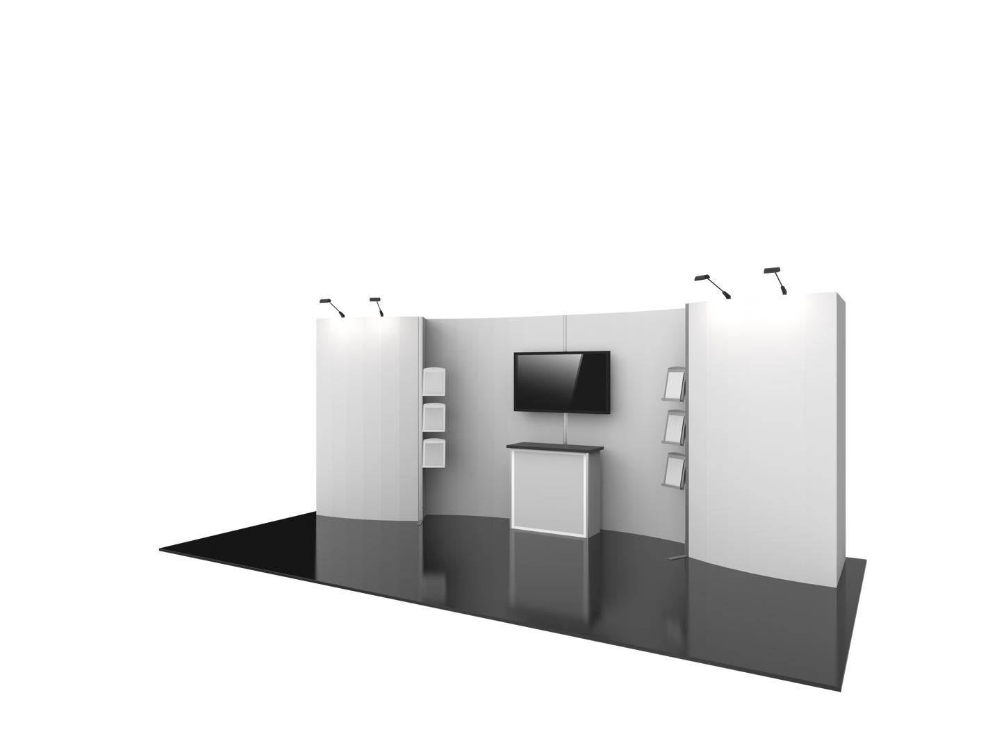 20ft x 10ft Hybrid Pro Modular Backwall Kit 10
