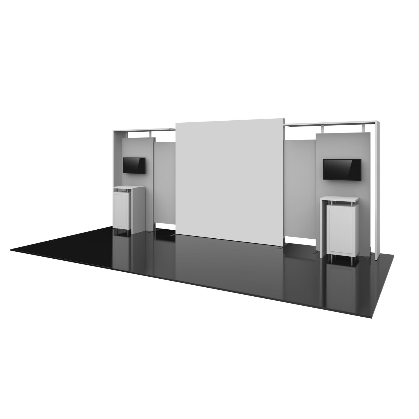 20ft x 10ft Hybrid Pro Modular Backwall Kit 11