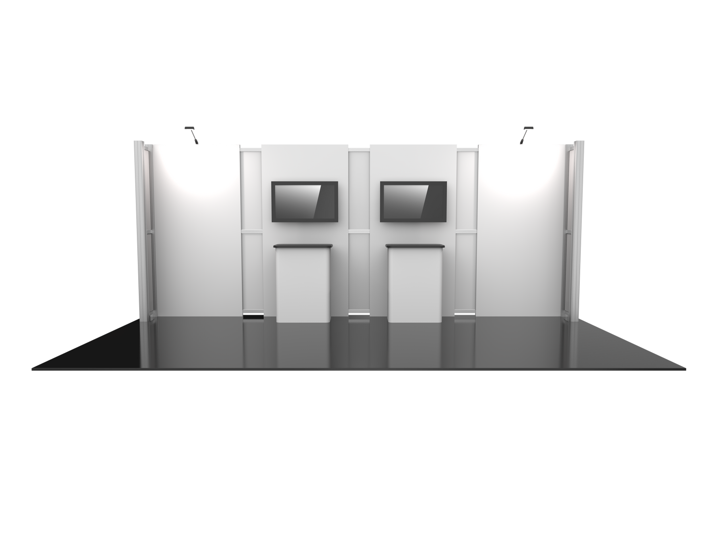 20ft x 10ft Hybrid Pro Modular Backwall Kit 13