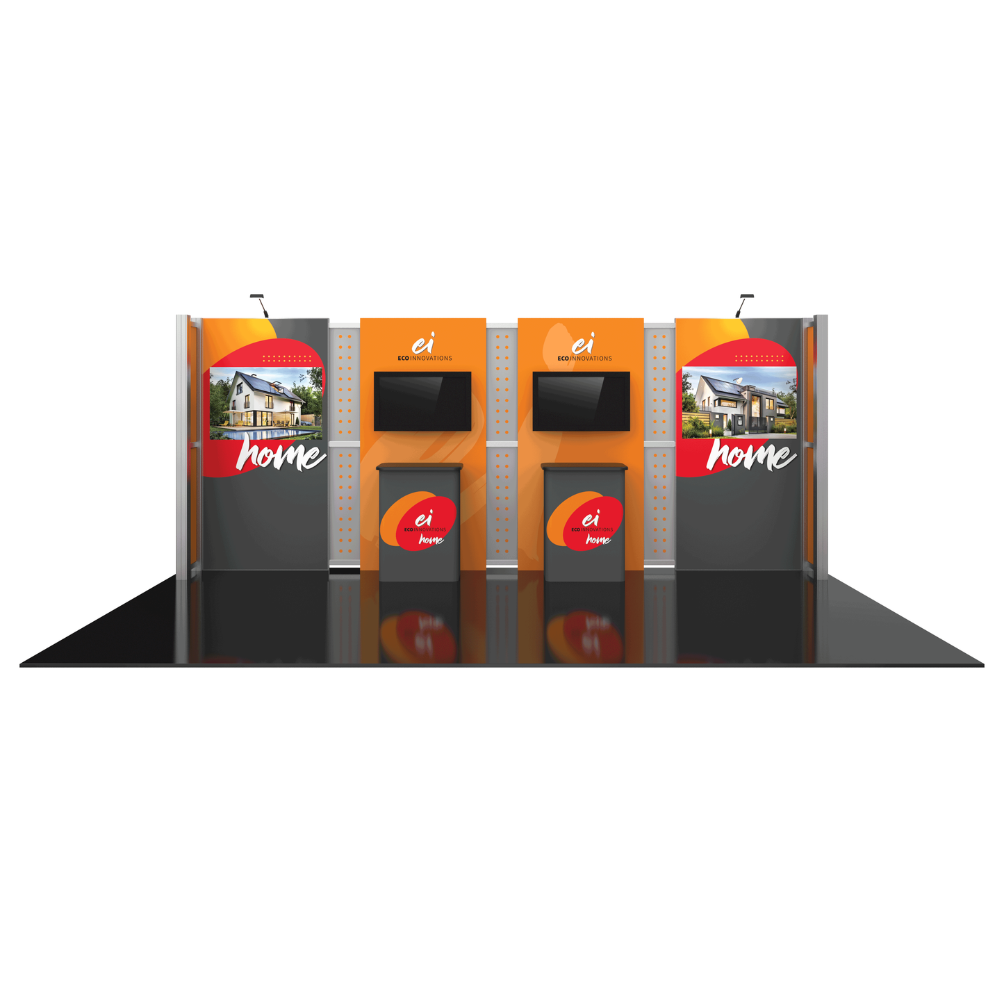 20ft x 10ft Hybrid Pro Modular Backwall Kit 13