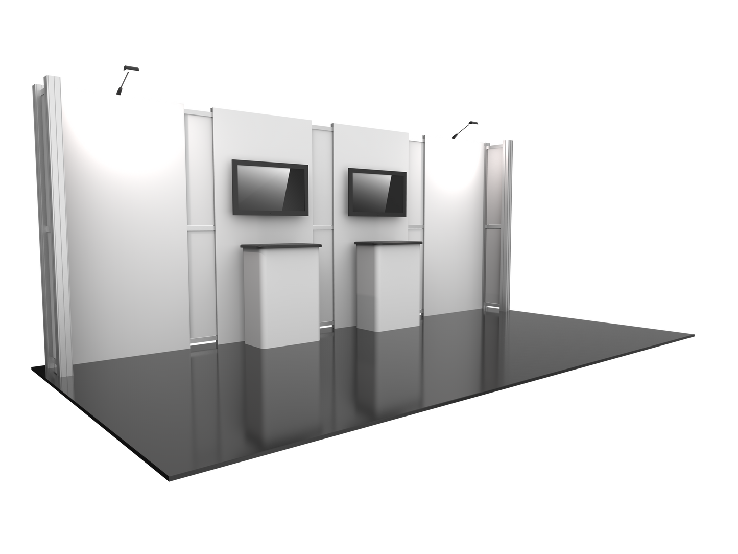 20ft x 10ft Hybrid Pro Modular Backwall Kit 13