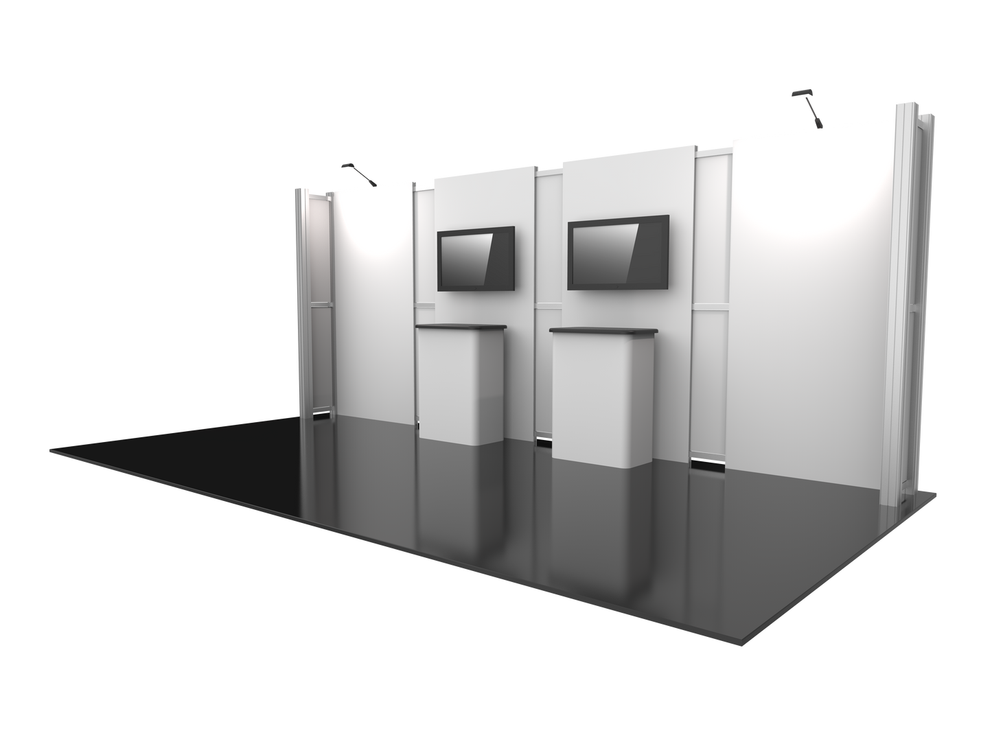 20ft x 10ft Hybrid Pro Modular Backwall Kit 13