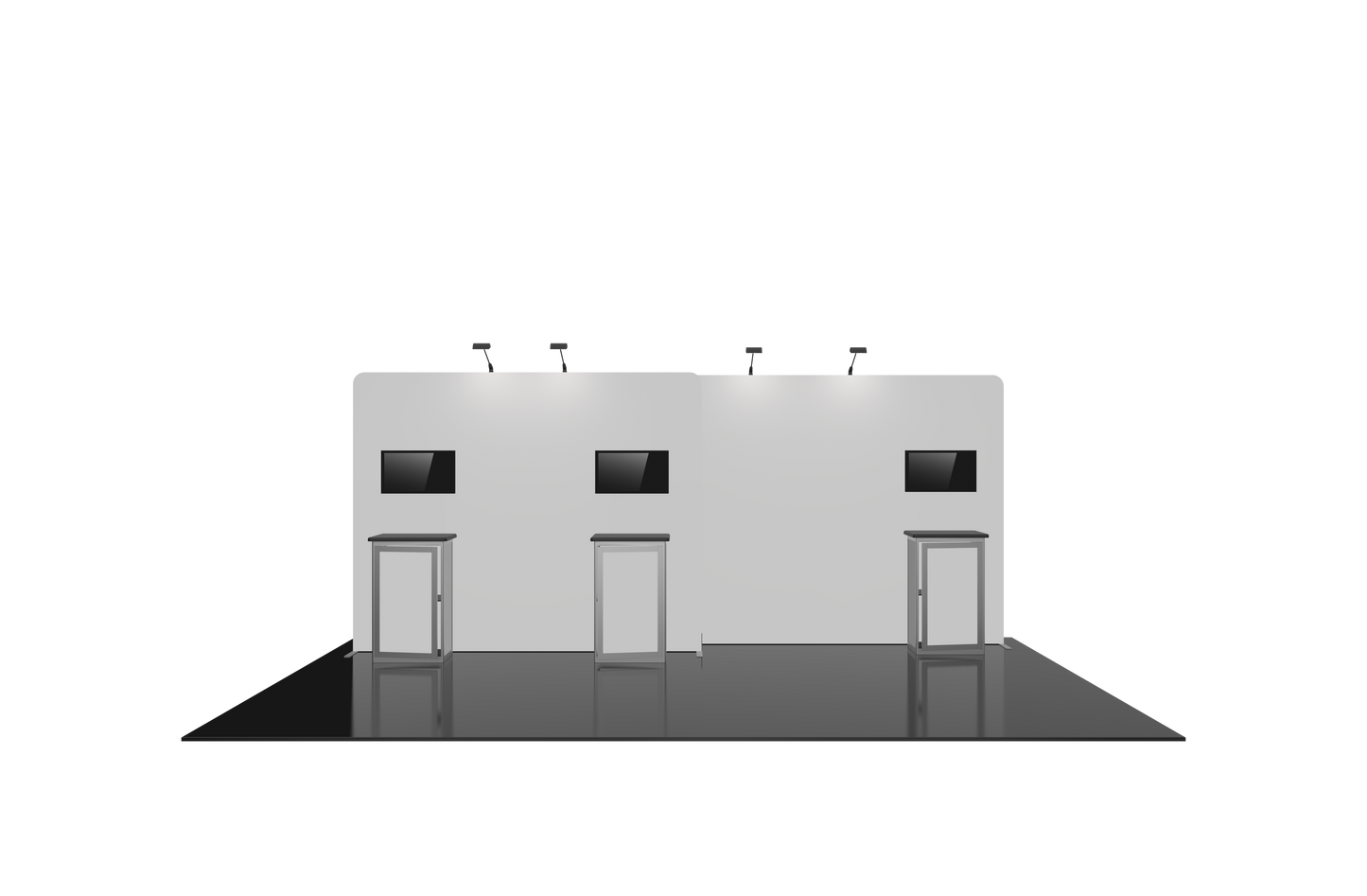 20ft x 10ft Hybrid Pro Modular Backwall Kit 14