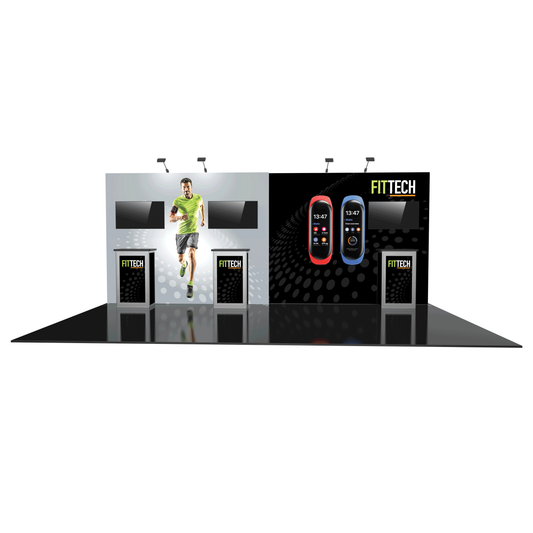20ft x 10ft Hybrid Pro Modular Backwall Kit 14