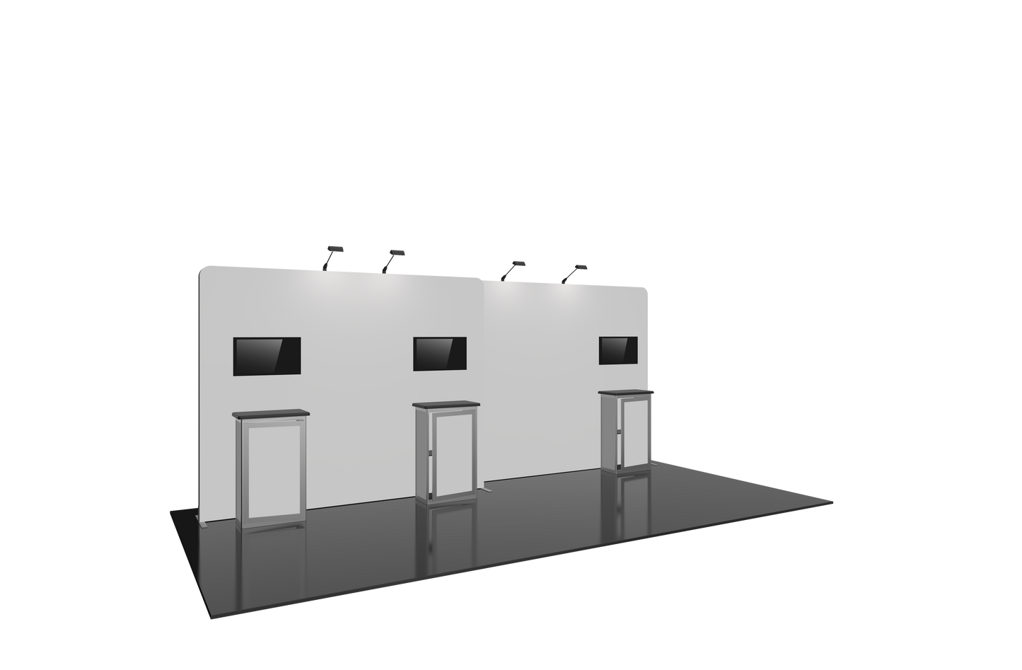 20ft x 10ft Hybrid Pro Modular Backwall Kit 14