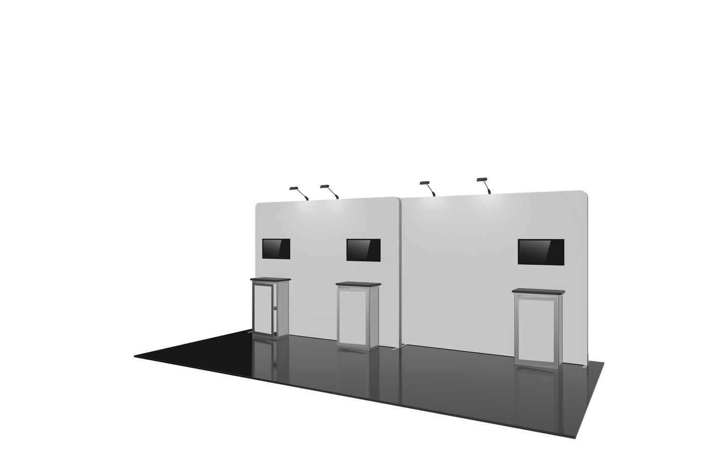20ft x 10ft Hybrid Pro Modular Backwall Kit 14