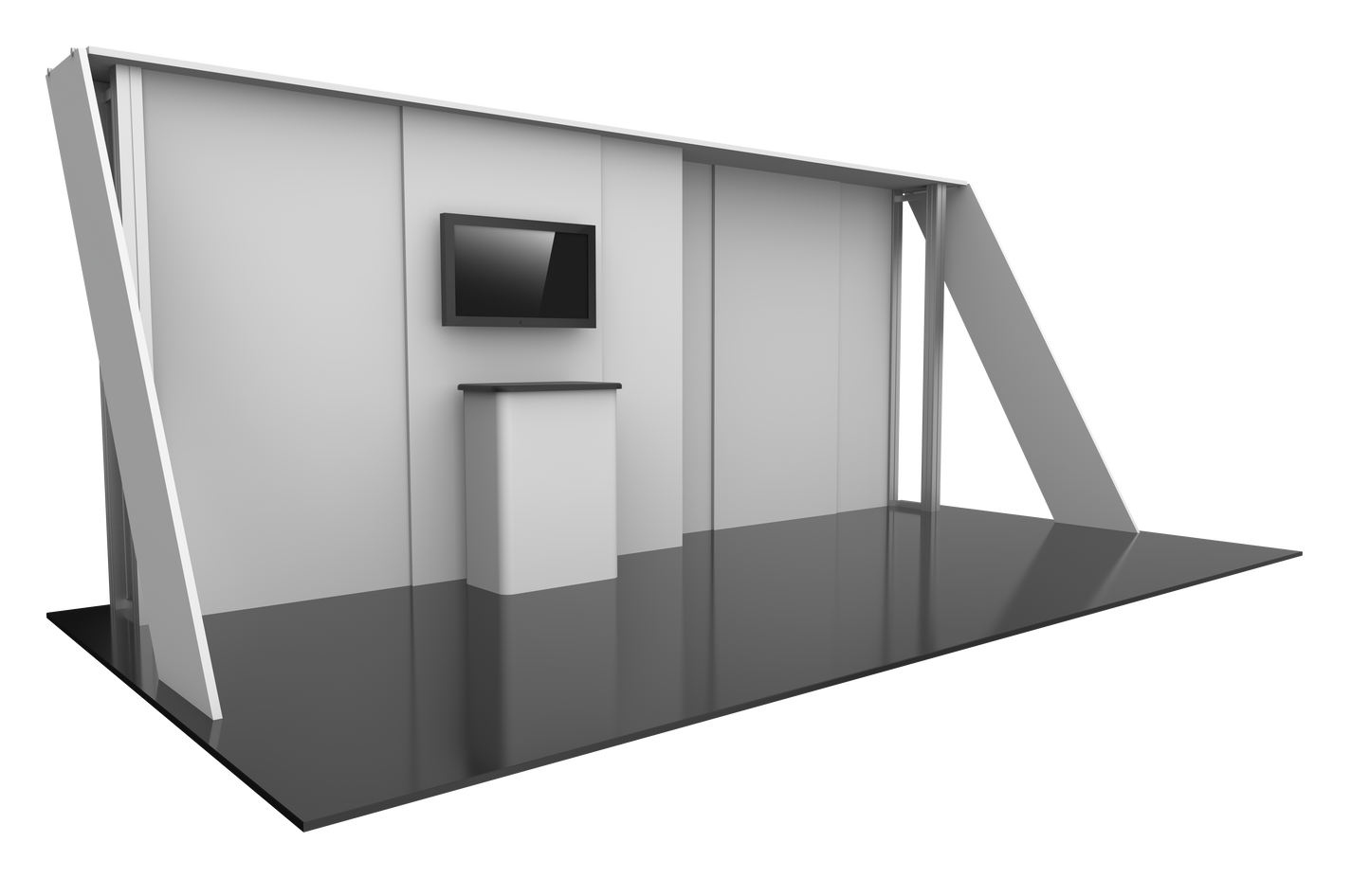 20ft x 10ft Hybrid Pro Modular Backwall Kit 15
