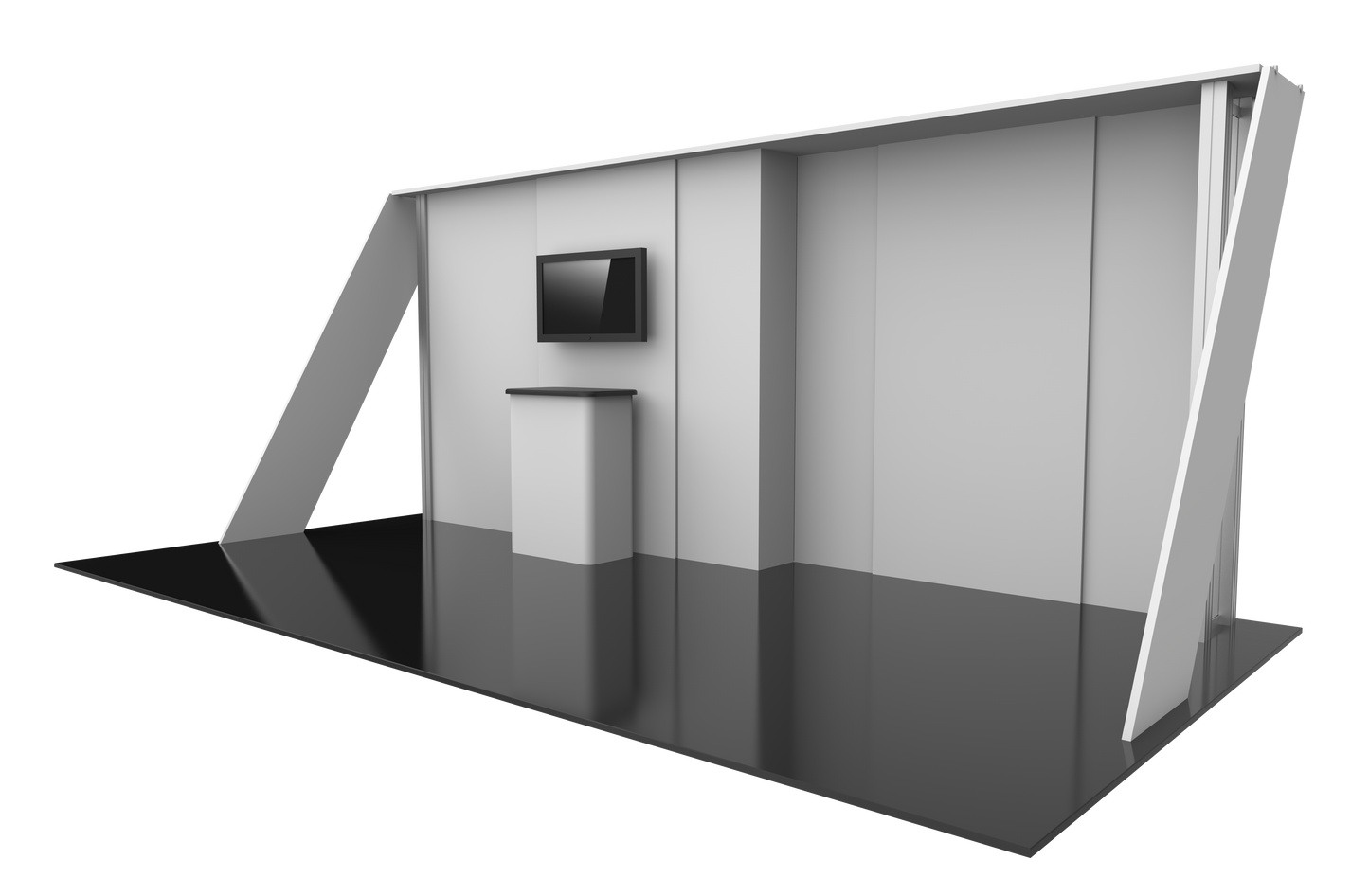 20ft x 10ft Hybrid Pro Modular Backwall Kit 15
