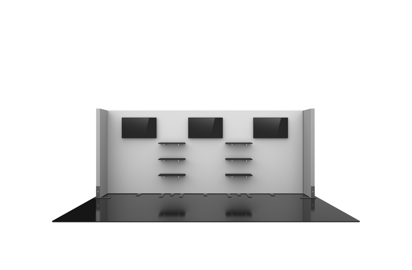 20ft x 10ft Hybrid Pro Modular Backwall Kit 22