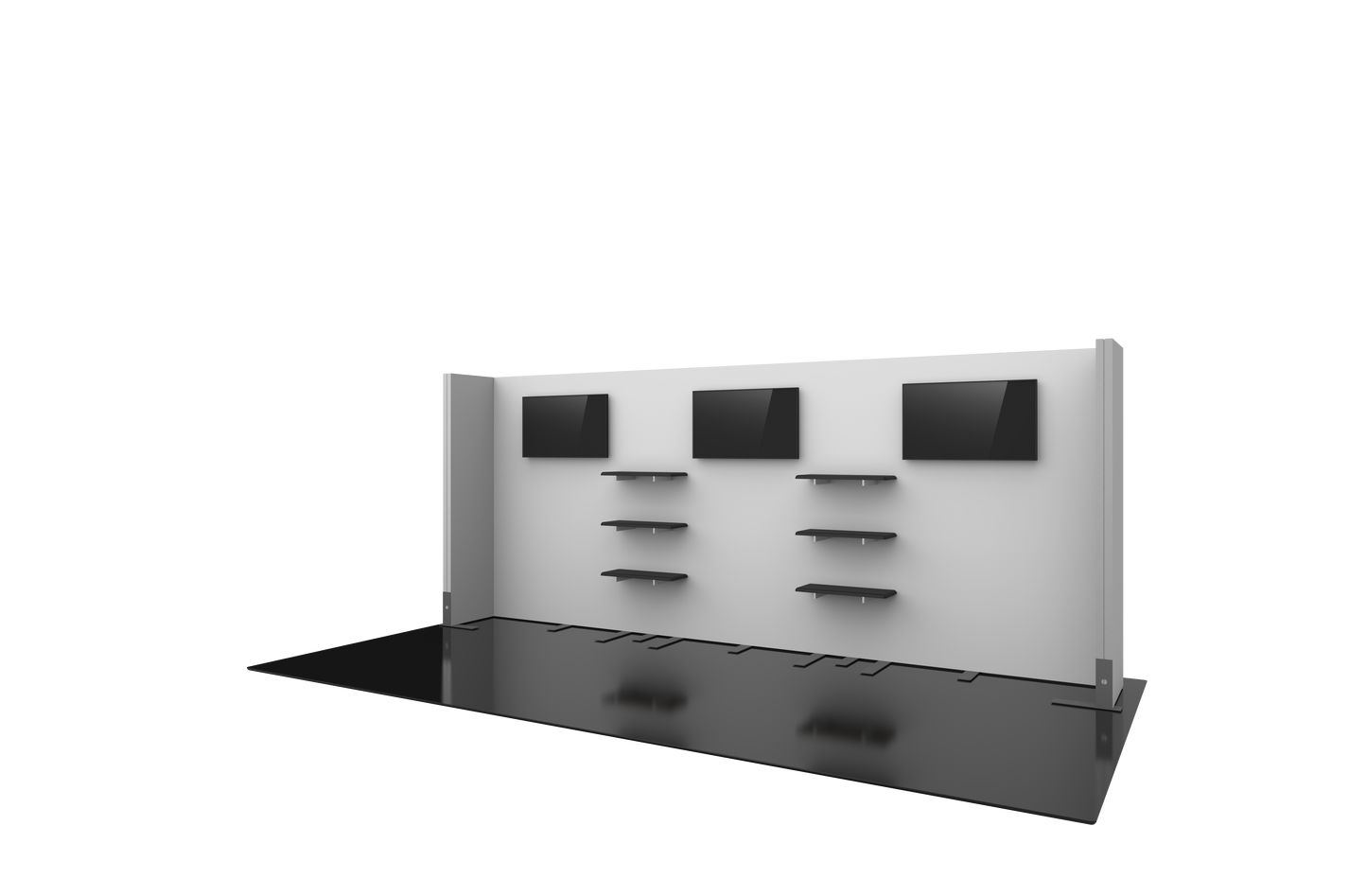 20ft x 10ft Hybrid Pro Modular Backwall Kit 22