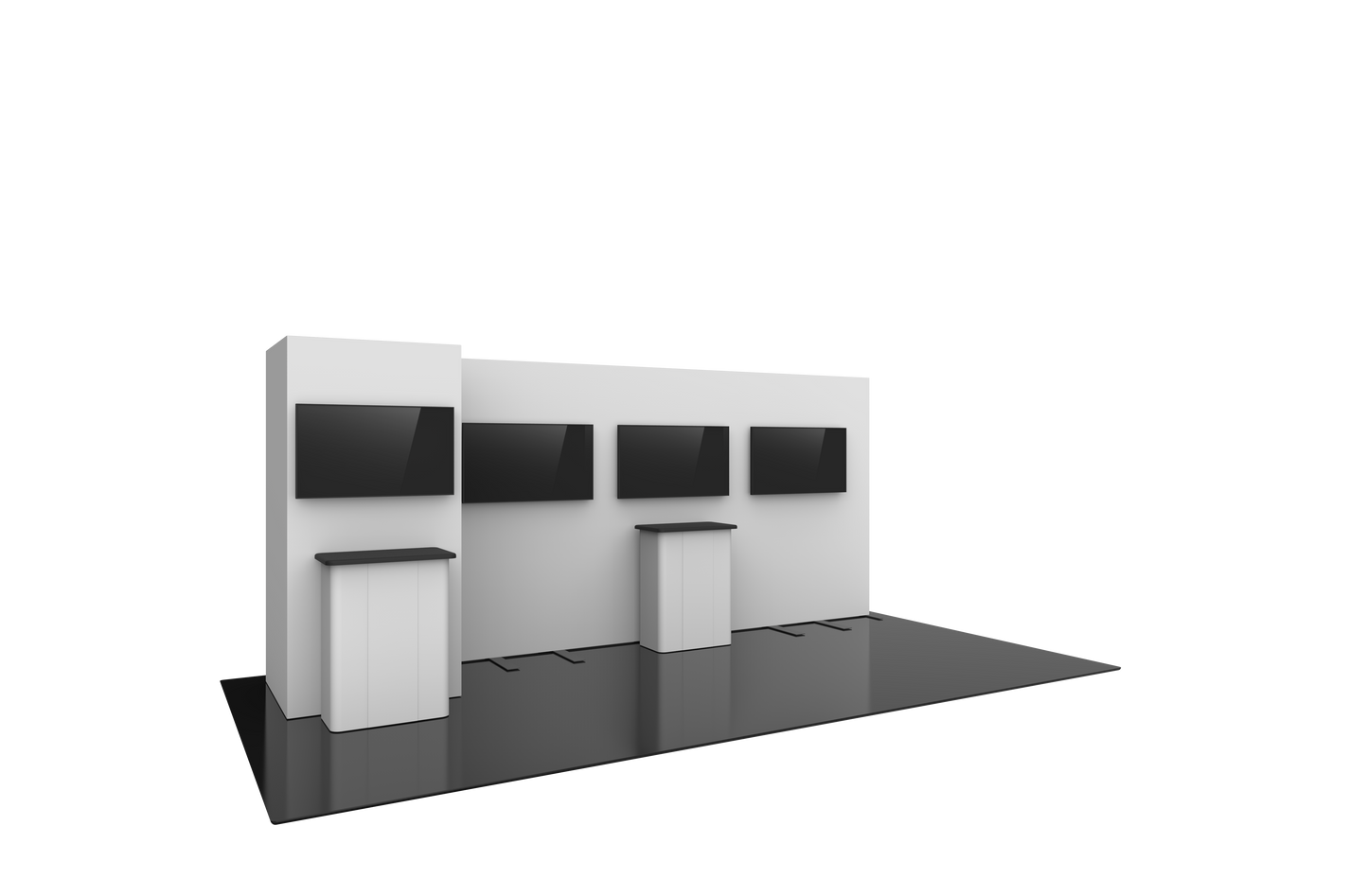 20ft x 10ft Hybrid Pro Modular Backwall Kit 25