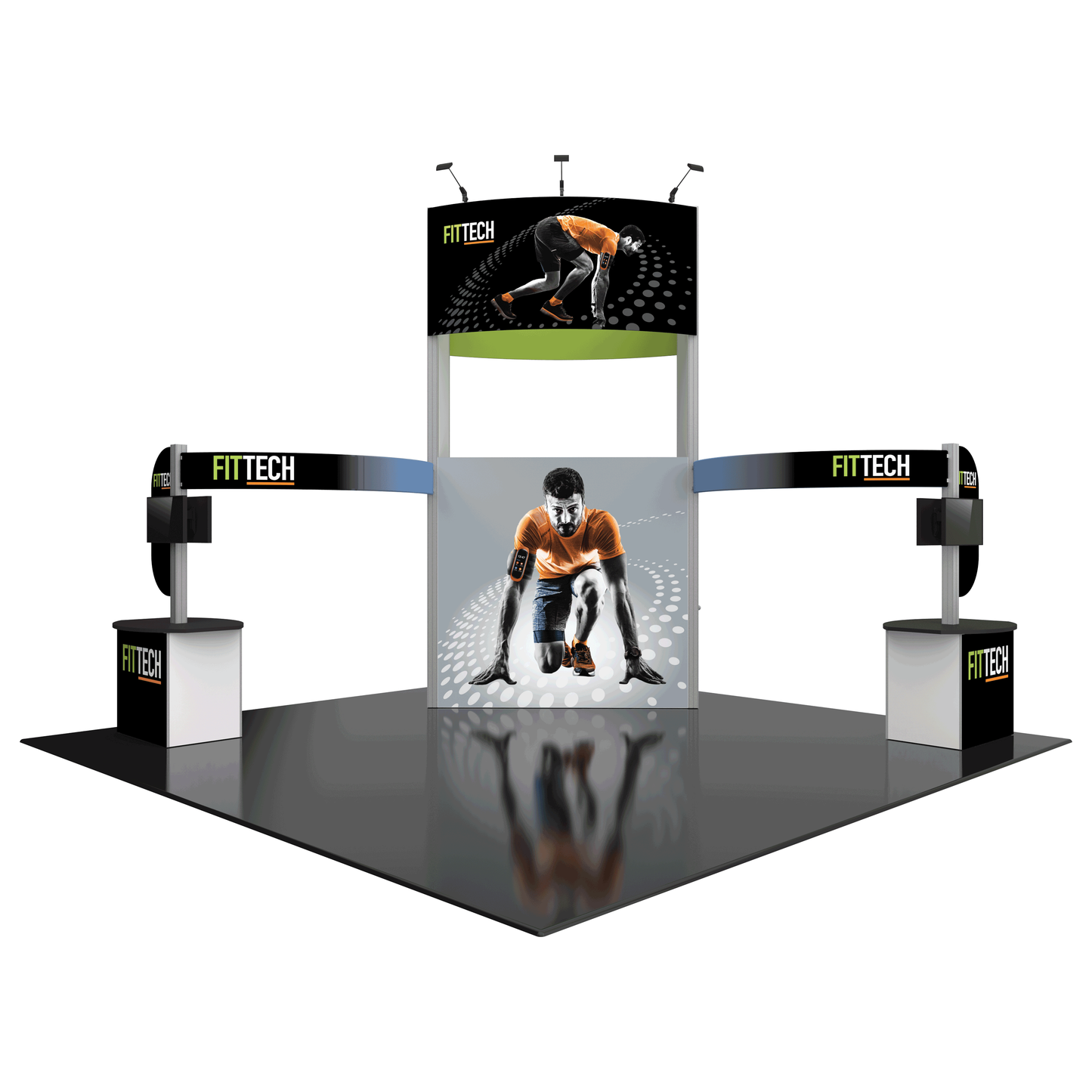 20ft x 20ft Hybrid Pro Modular Island Kit 17B