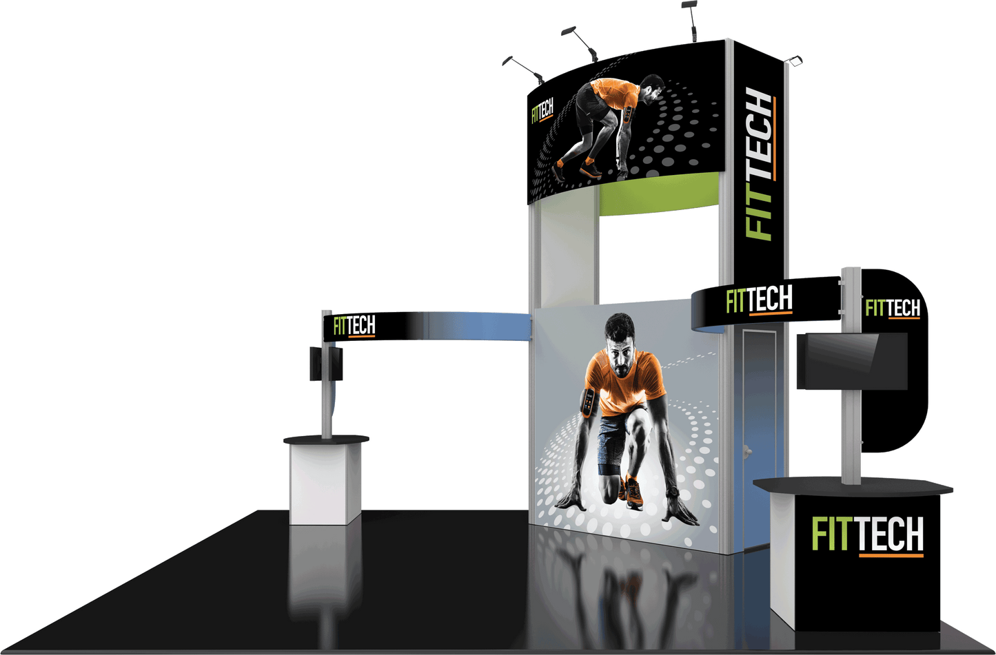 20ft x 20ft Hybrid Pro Modular Island Kit 17B