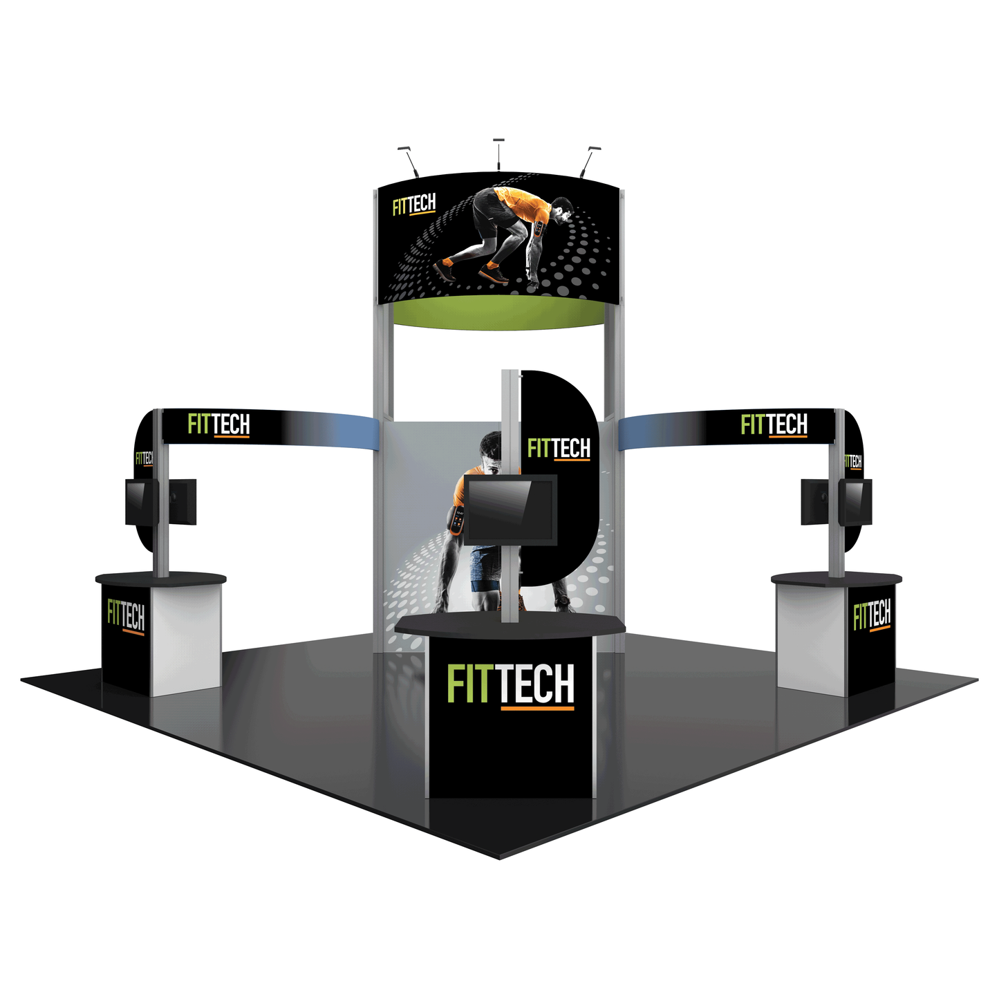 20ft x 20ft Hybrid Pro Modular Island Kit 17