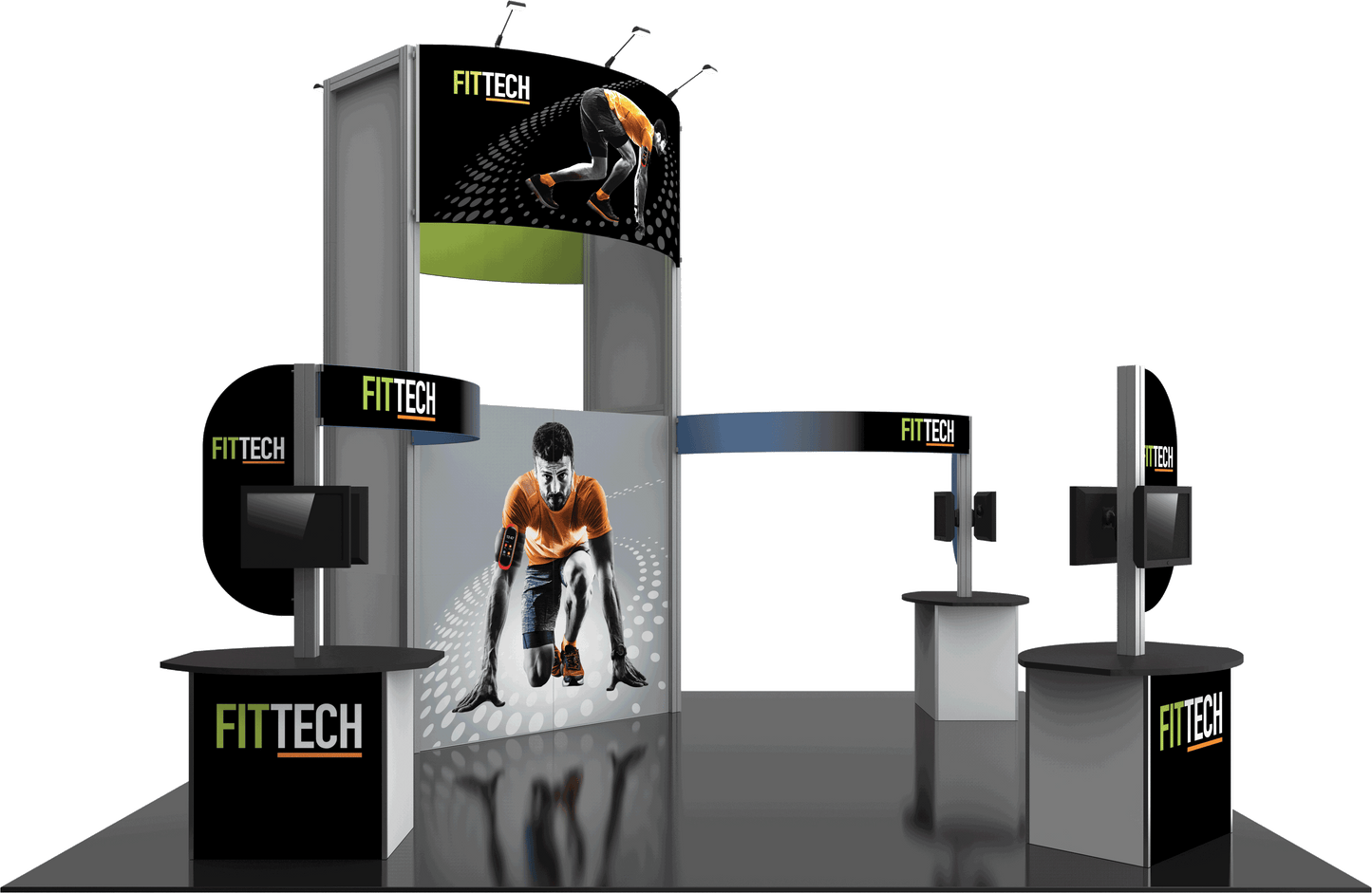20ft x 20ft Hybrid Pro Modular Island Kit 17