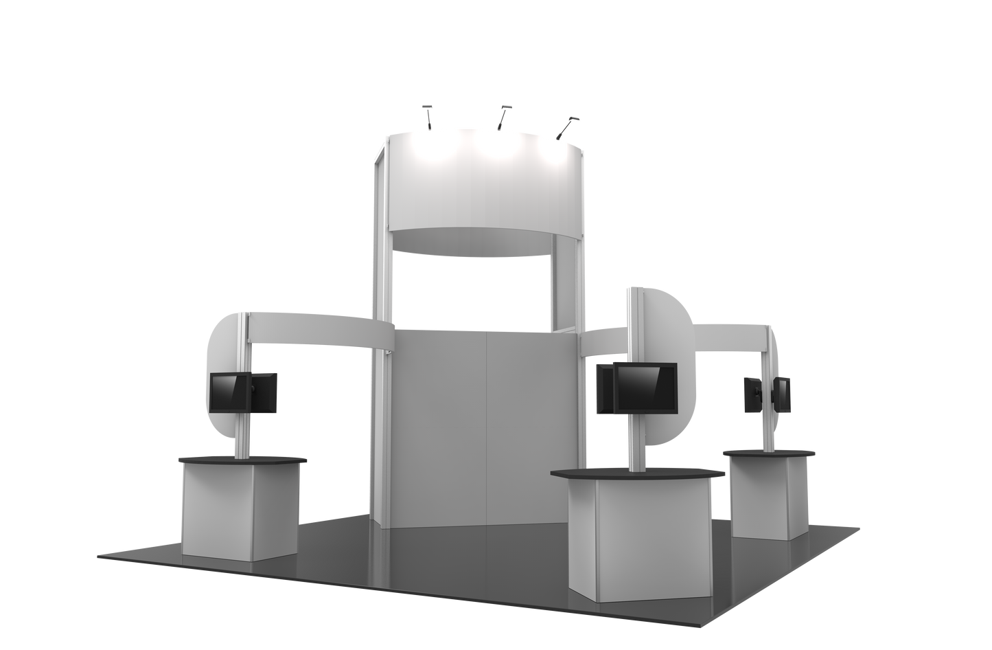 20ft x 20ft Hybrid Pro Modular Island Kit 17