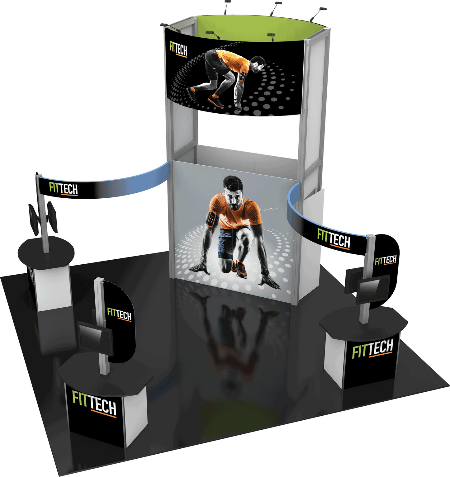 20ft x 20ft Hybrid Pro Modular Island Kit 17