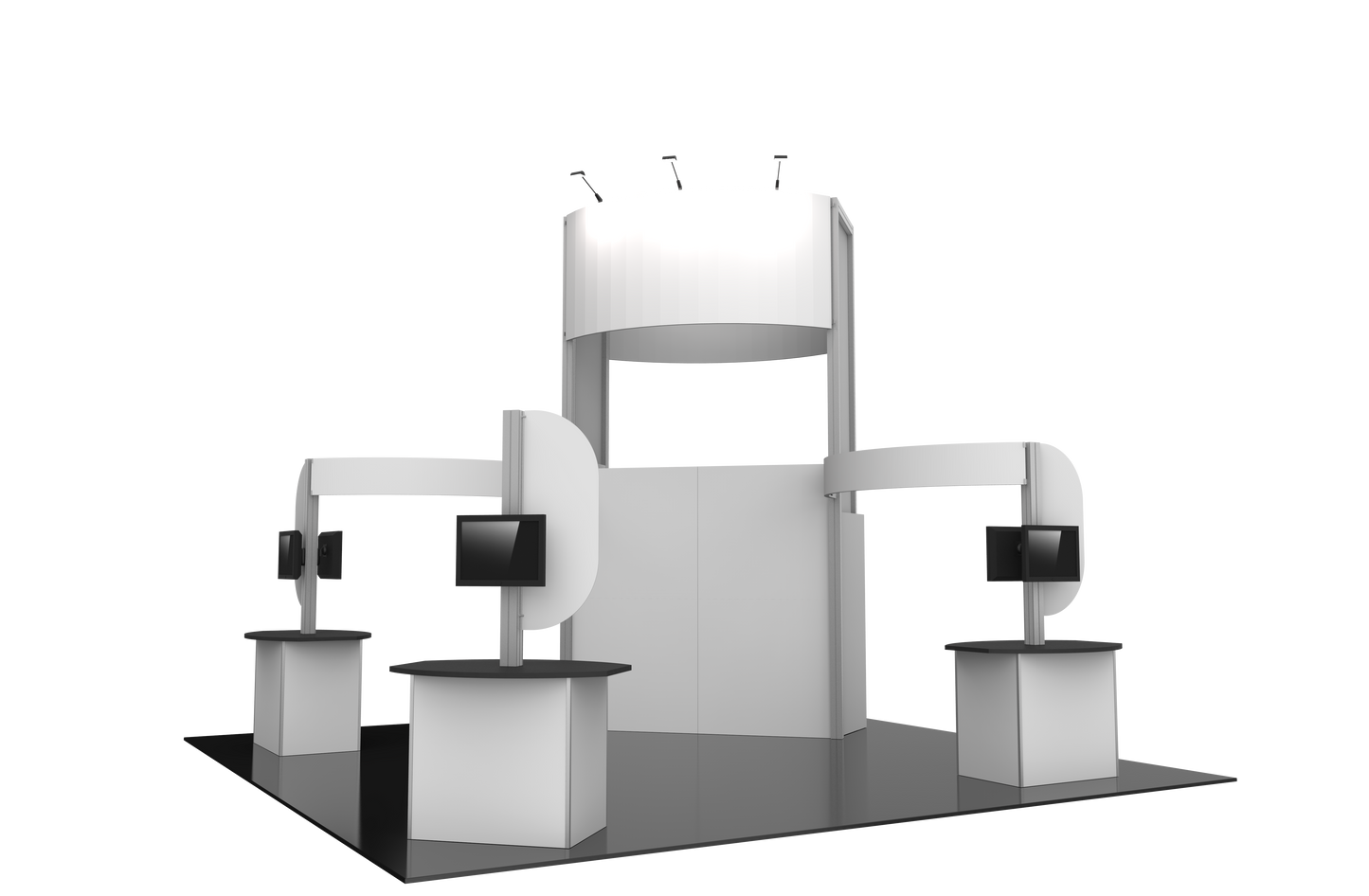20ft x 20ft Hybrid Pro Modular Island Kit 17