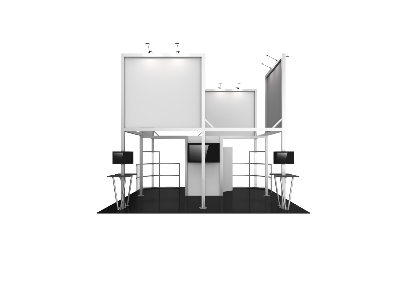 20ft x 20ft Hybrid Pro Modular Island Kit 19
