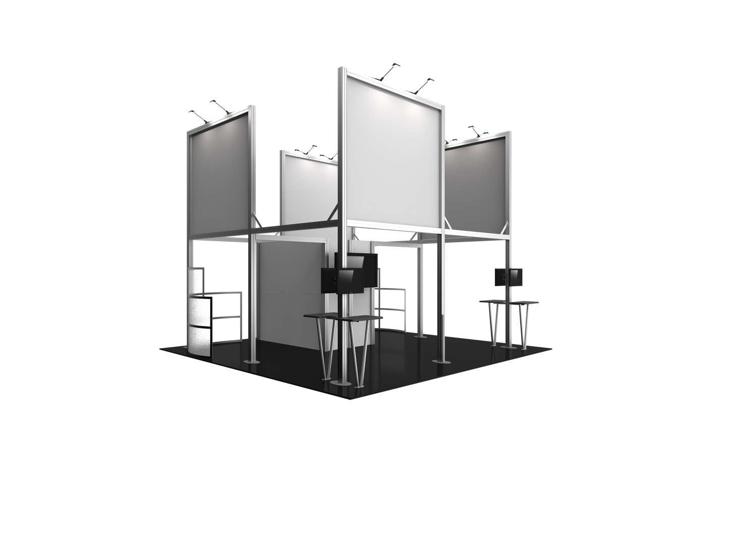 20ft x 20ft Hybrid Pro Modular Island Kit 19