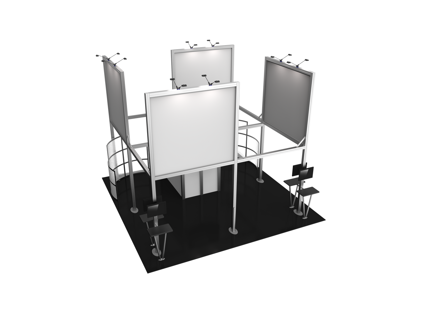 20ft x 20ft Hybrid Pro Modular Island Kit 19