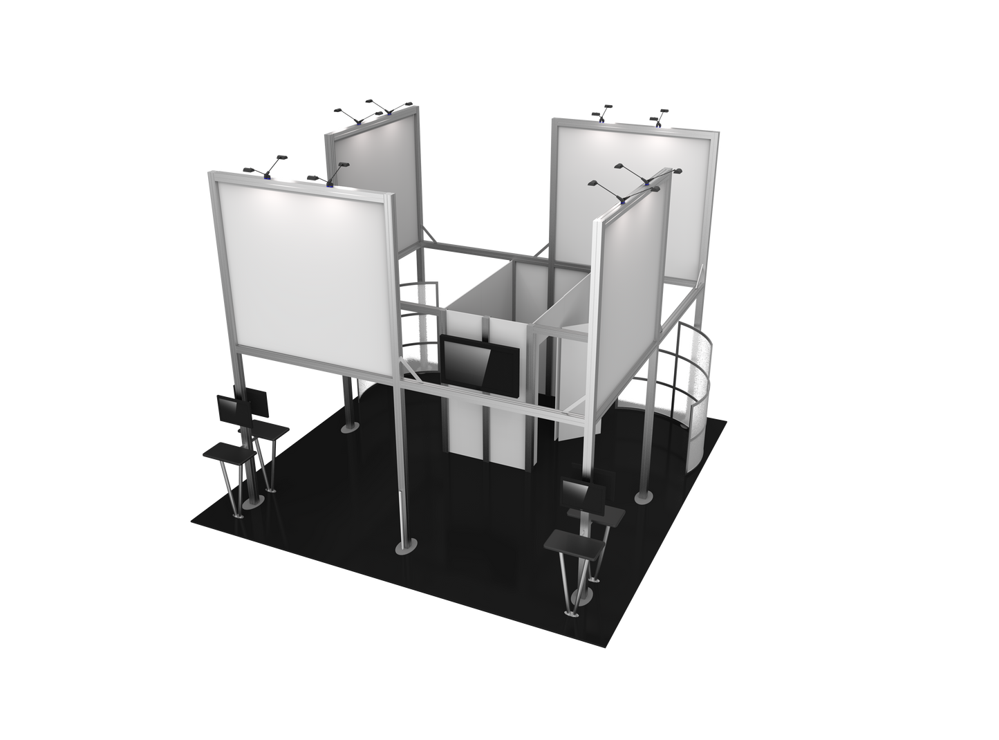 20ft x 20ft Hybrid Pro Modular Island Kit 19