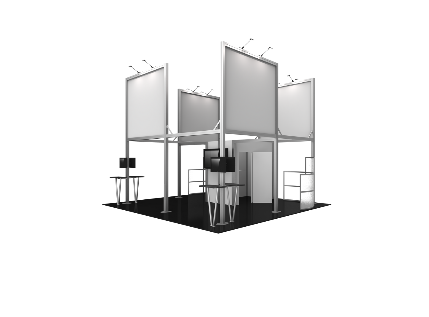 20ft x 20ft Hybrid Pro Modular Island Kit 19