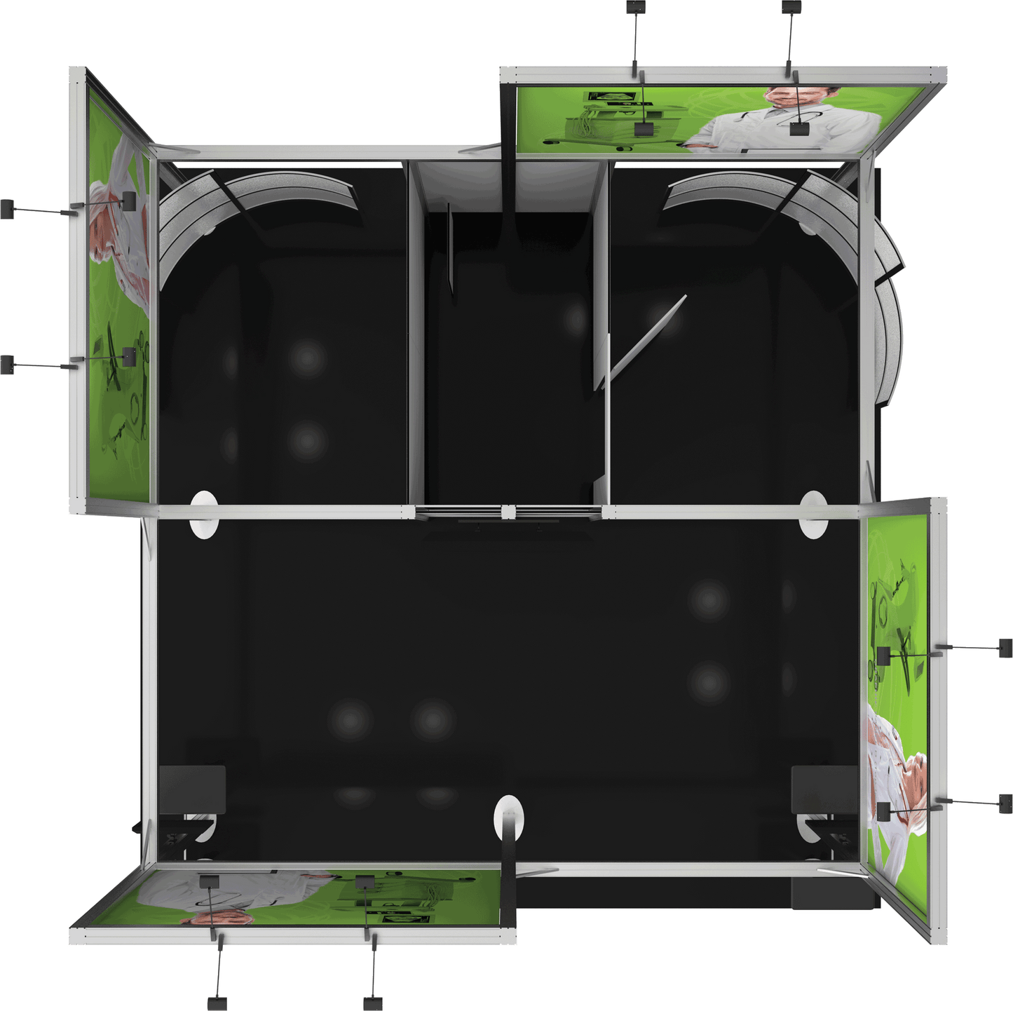 20ft x 20ft Hybrid Pro Modular Island Kit 19