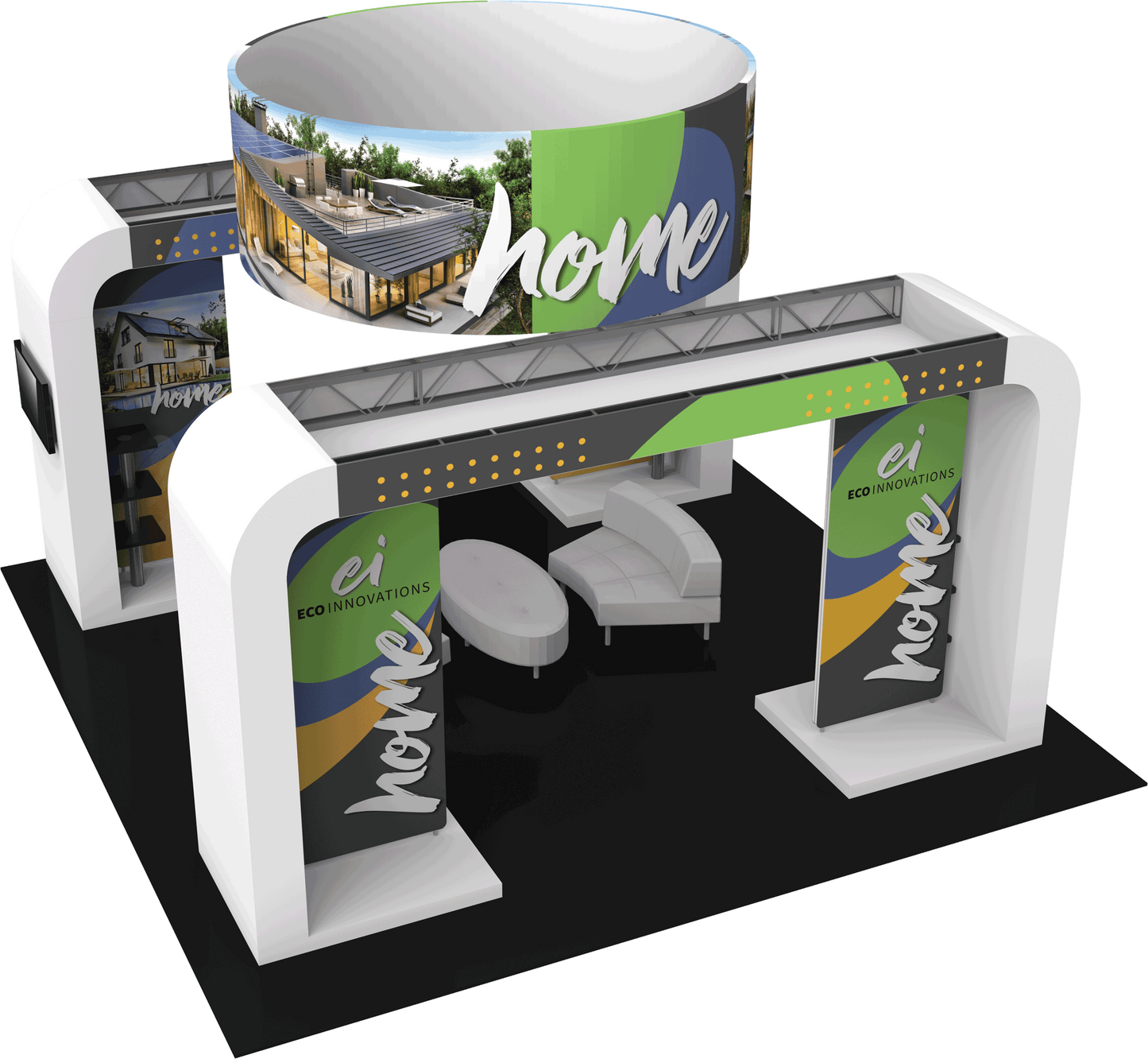 20ft x 20ft Hybrid Pro Modular Island Kit 20