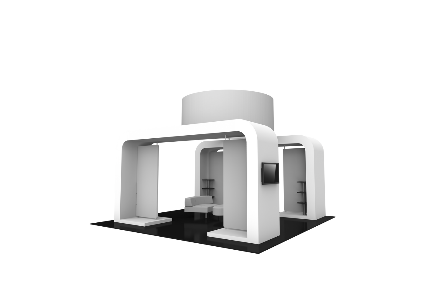 20ft x 20ft Hybrid Pro Modular Island Kit 20